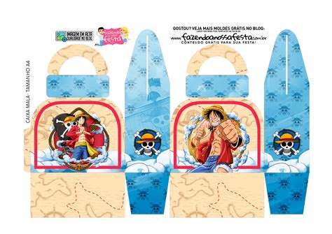 Caixa Mala One Piece Fazendo A Nossa Festa