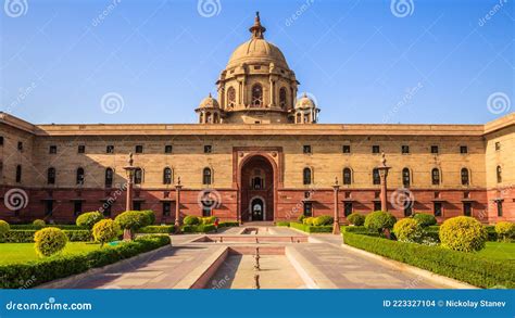 New Delhi President House stock photo. Image of bhavan - 223327104