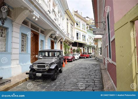 Las Penas Neighborhood From Santa Ana Hill Guayaquil Ecuador Royalty