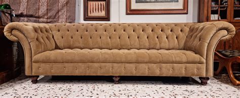 Belmont Large Velvet Sofa House Of Chesterfields Collection