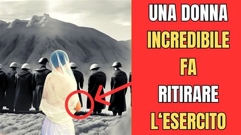 Sorprendente Donna Ricoperta Di Bianco Costringe L Esercito Alla