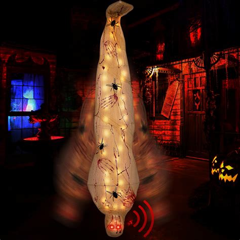 Halloween Decorations Outdoor Hanging Cocoon Corpse Props Scary