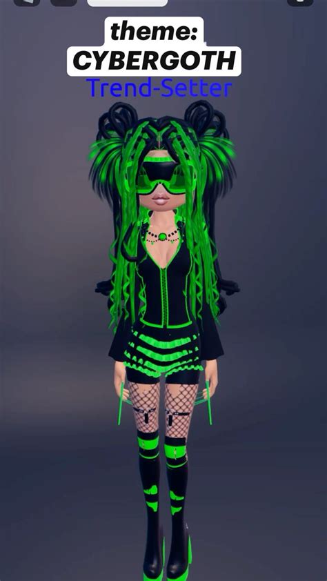 Theme Cybergoth In Dress To Impress Cybergoth Dress