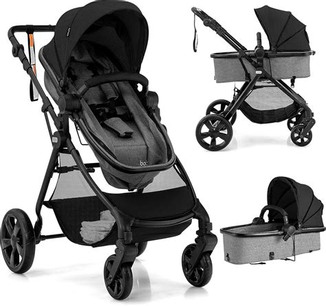 Baby Joy High Landscape Baby Stroller 2 In 1 Convertible Baby Pram