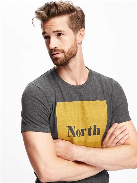 Graphic Crew Neck Tee For Men Old Navy