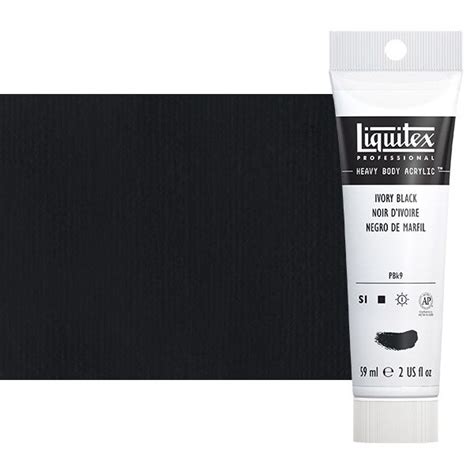 Liquitex Heavy Body Acrylic Ivory Black Oz Tube Jerry S Artarama