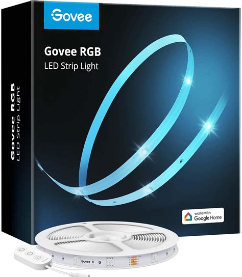 Govee RGBIC Ruban LED 5m Bande WiFi Bluetooth Multicolore Contrôlé