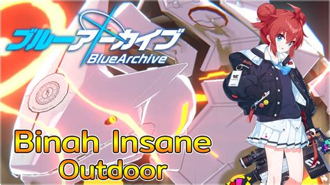 Blue Archive Binah Outdoor Insane Pts Youtube