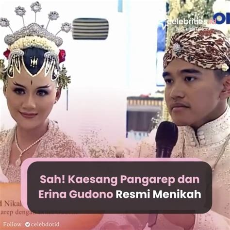 Celebritiesdotid On Twitter Akhirnya Kaesang Pangarep Dan Erina