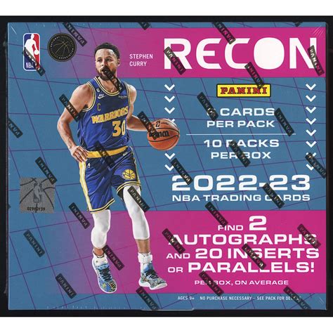 2022 23 Panini Recon Basketball Hobby Box Pristine Auction