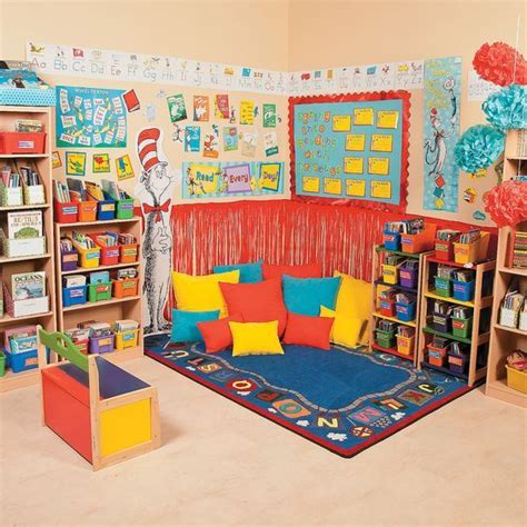 Angolo morbido biblioteca Book Corner Classroom, Reading Corner Kids ...