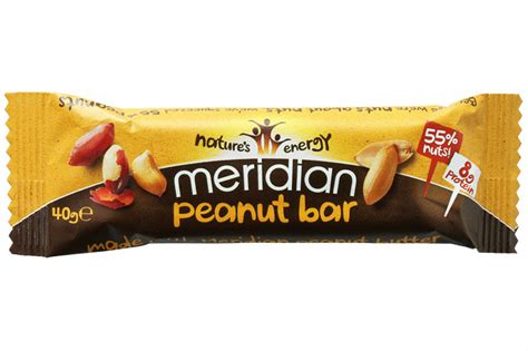 Peanut Bar 40g Meridian Healthy Supplies