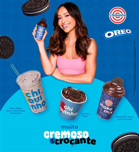 Chiquinho Lan A Sabores Exclusivos Em Parceria Biscoito Oreo