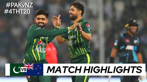 Pakistan Vs New Zealand 4th T20 2024 Full Highlights Pak Vs Nz 2024