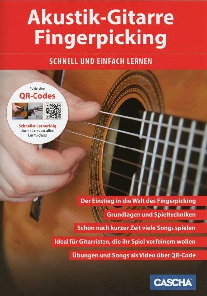 Akustik Gitarre Fingerpicking Schnell Und Einfach Lernen M DVD