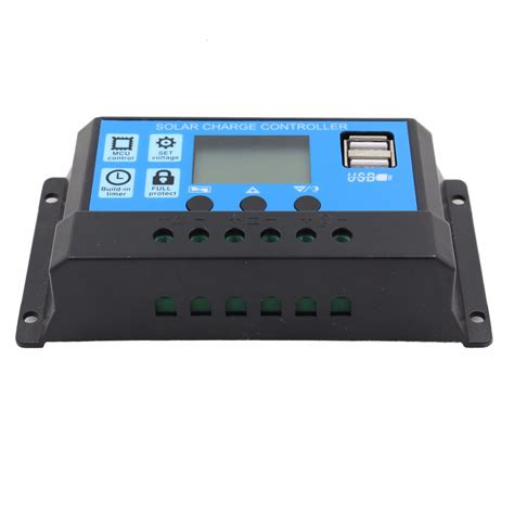 24V 12V auto solární panel baterie nabíječka 30A 20A 10A PWM LCD