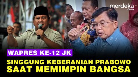 Jusuf Kalla Singgung Keberanian Prabowo Lakukan Efisiensi Saat Pimpin