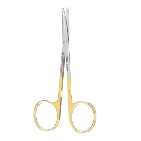 Miltex Curved Strabismus Tc Scissors With Blunt Tips 11 4cm Predictable Surgical Technologies