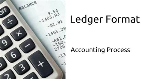 Learn Ledger Format Journal Ledger Ca Cpt Cs Cma Foundation