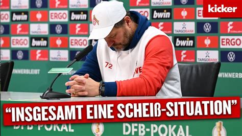 Insgesamt eine Scheiß Situation Baumgart zu DFB Pokal Aus