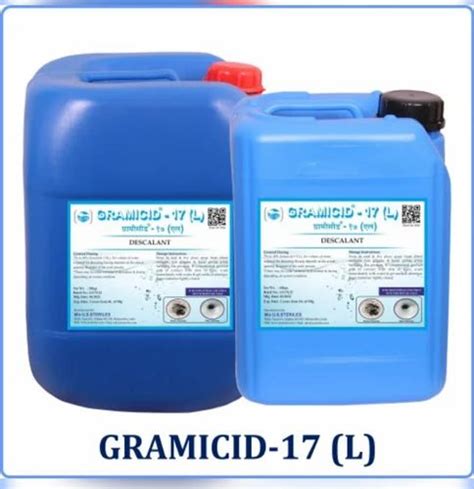 Gramicid Liquid Chiller Descaling Chemical Packaging Type Can