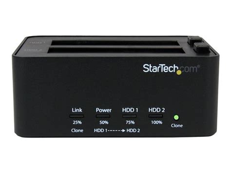 StarTech Dual Bay Hard Drive Duplicator And Eraser Standalone