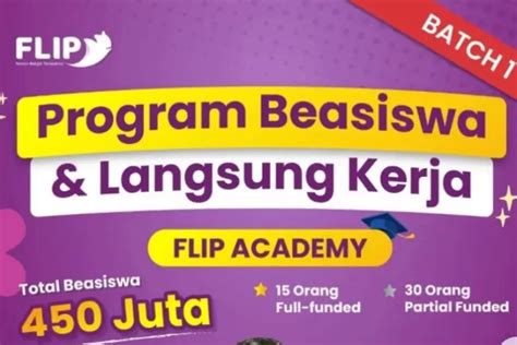 BEASISWA DENGAN JAMINAN KERJA SETELAH SELESAI PROGRAM Intip