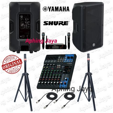 Jual Paket Sound System Pro Indoor Dan Outdoor Aktif Yamaha 15in