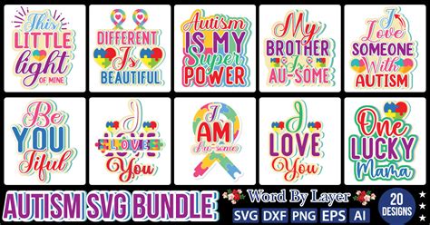 Autism Svg Bundle Bundle · Creative Fabrica