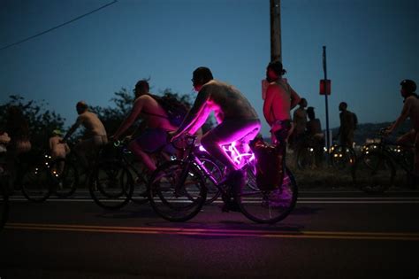 The Best Photos From The 2018 World Naked Bike Ride In Portland