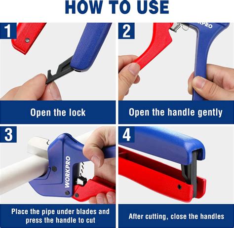 Buy Workpro Ratchet Pvc Pipe Cutter Tool Cuts Up To Pex Pvc