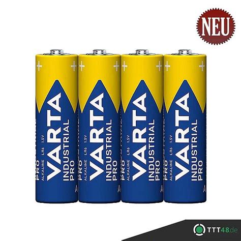 Varta Aa Mignon Pro Industrial Lr6 Batterien Ttt48de