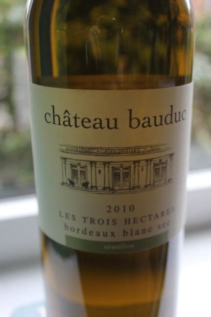 2021 Château Bauduc Les Trois Hectares Blanc France Bordeaux