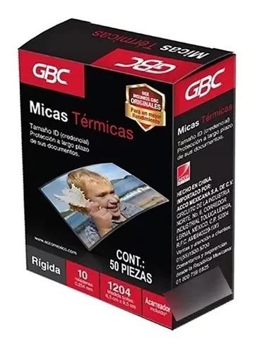 Mica Termica Acco Gbc Paq Pzs Mil Simas X Cm Meses Sin