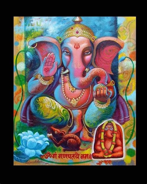 Pin By Namrata Borkar On Shree Ganesha Ganesh Art Paintings Buddha