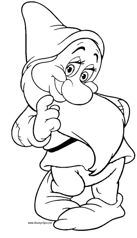 Disney Seven Dwarfs Coloring Pages Sketch Coloring Page Artofit