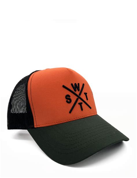 Watts Casquette Trucker Tribe Deep Forest Corail