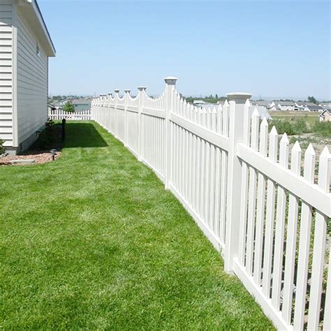 Darlington 5 Tall Vinyl Picket Fence Tan Durables