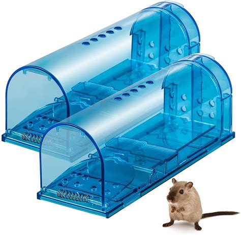 Jahyshow Humane Live Rodent Trap No Kill Mouse Trap Indoor Outdoor