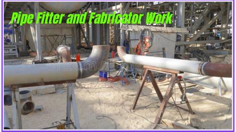 Pipe Fitter And Fabricator Work In Plant Pipe Fitter Work Pipe