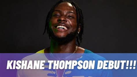 Kishane Thompson Opens With Indoor Speed Youtube