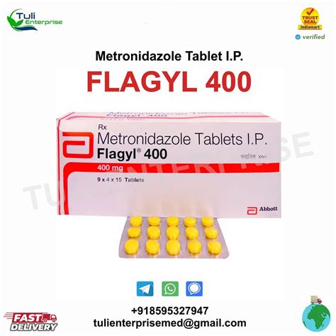 Flagyl 400 Mg Metronidazole Tablet At Rs 600 Box In New Delhi ID