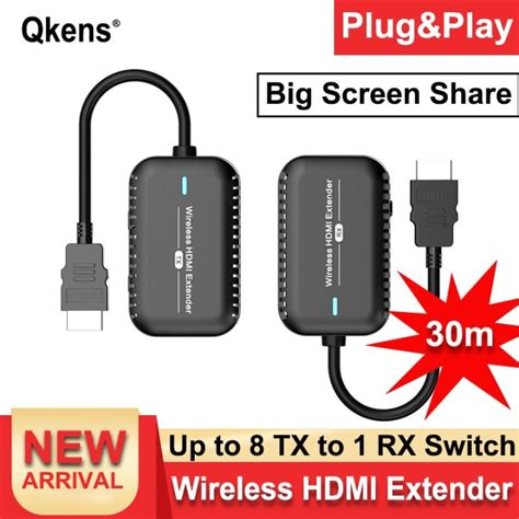 HD 30m Wireless HDMI Video Transmitter Receiver Extender Display