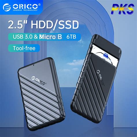 Hộp Đựng Ổ Cứng Chuyển Đổi Hdd Ssd Sata Sang Usb 30 5gbps 4tb Ssd Hhd 25 Inch Orico 25pw1