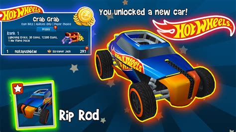 Supercar Rip Rod Unlocked Crab Grab Rip Rod Gameplay Beach