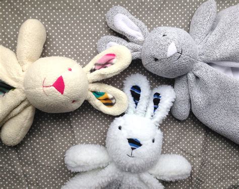 Bunny Lovey Baby Blanket Security Blanket Sewing Pattern Etsy