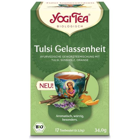 Yogi Tea Tulsi Gelassenheit Bio Teebeutel Miraherba Bio Tee