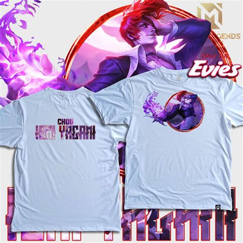 Chou T Shirt MLBB Mobile Legends Bang Bang ML Tees Mobile Legend