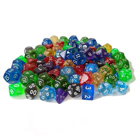 Place Games Conjunto De Dados Para Rpg Translucido D D D D