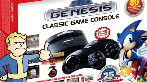 Atgames Sega Genesis Plug And Play Review Youtube